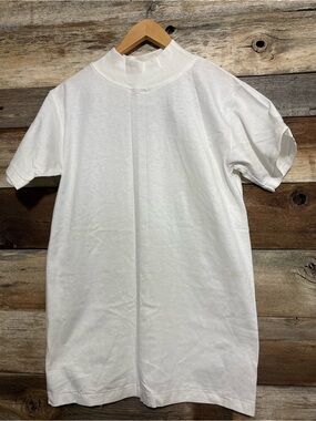 vintage Murina mock neck white t-shirt small